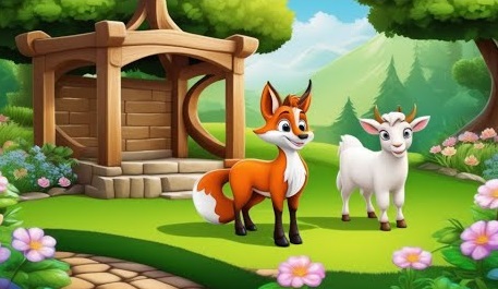 A Fox And A Goat Moral Story An Unlikely Friendship